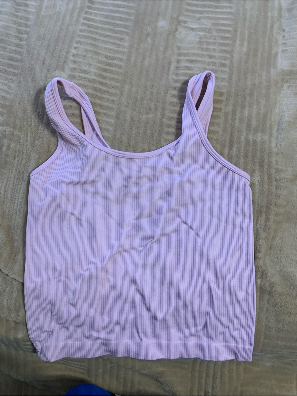 a new day Lilac Ribbed Bandeau Tank